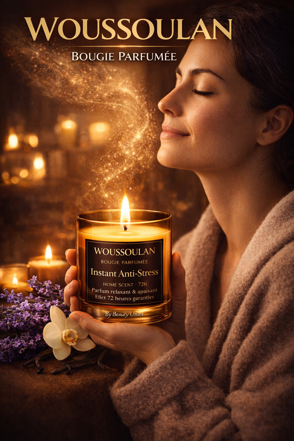Woussoulan Instant Anti-Stress : la bougie qui apaise l’esprit et transforme votre maison