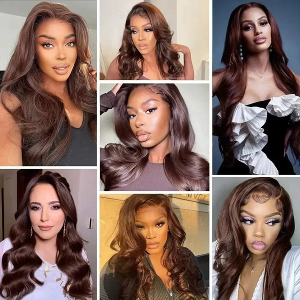 Glamorous Chocolate Waves Wig