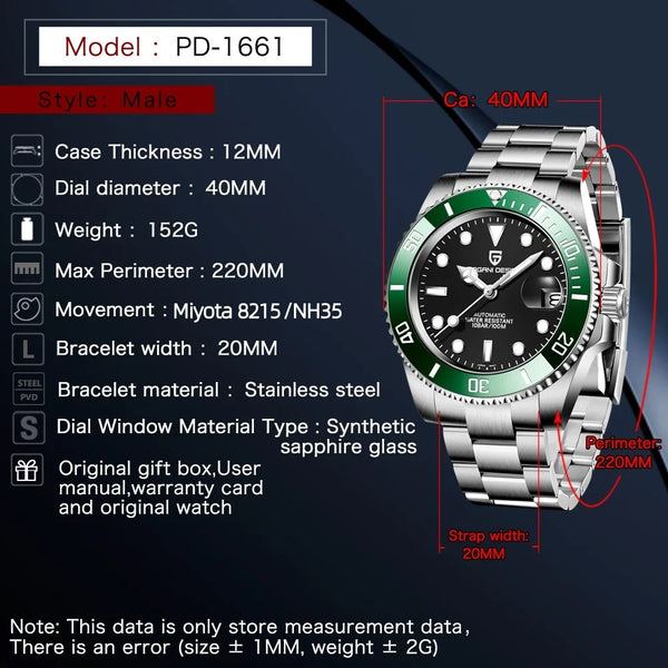 Sleek Style Automatic Watch