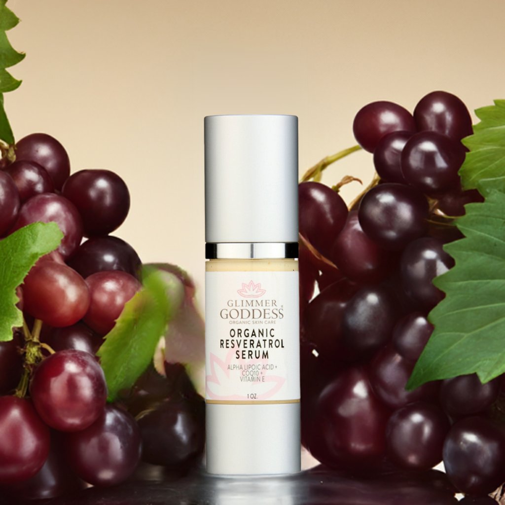 Organic Resveratrol Serum – Instant Firming Antioxidant Serum with CoQ10 for Wrinkles & Radiance