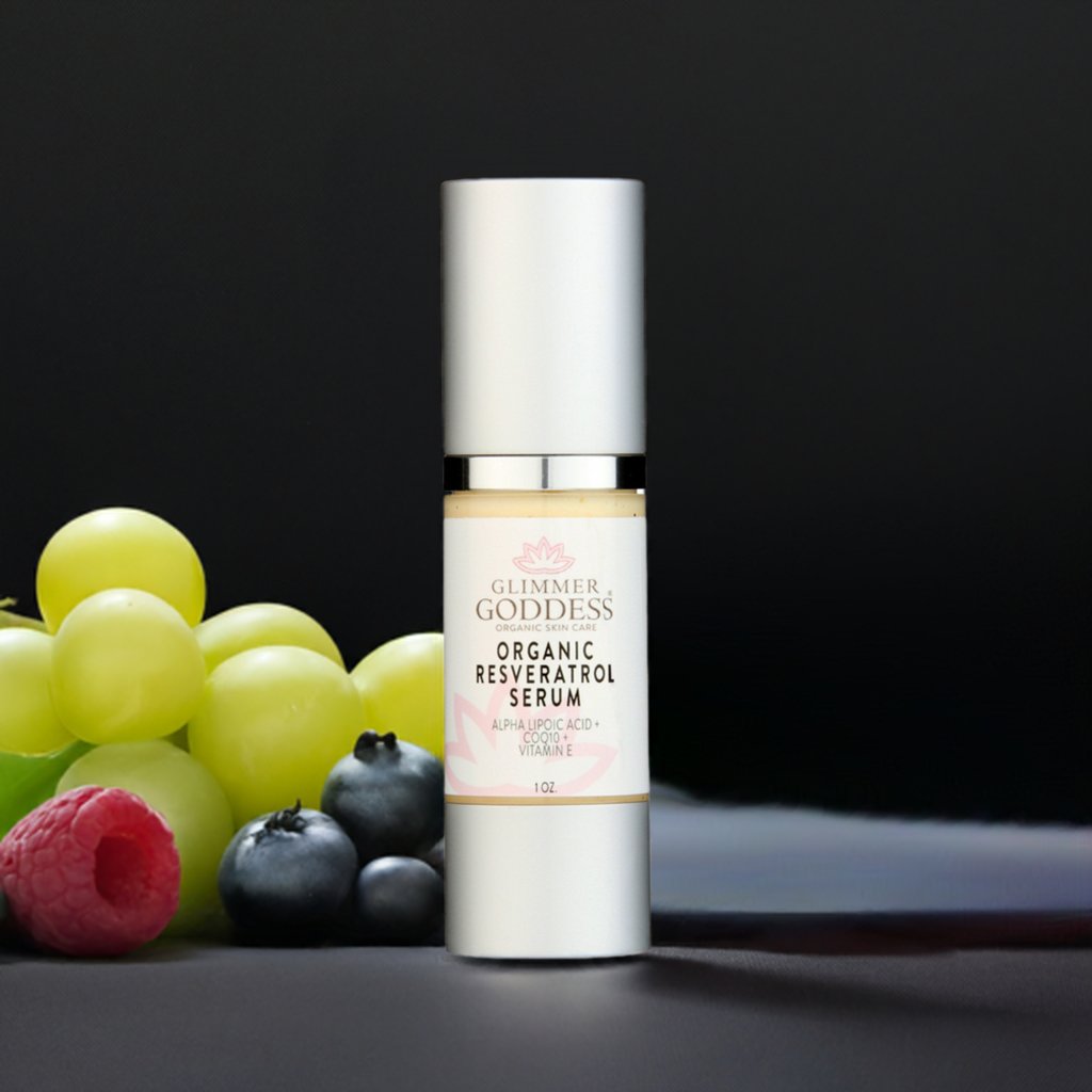 Organic Resveratrol Serum – Instant Firming Antioxidant Serum with CoQ10 for Wrinkles & Radiance