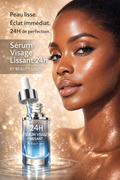 24H Sérum Visage Lissant
Lisse • Raffermit • Hydrate
Efficacité 24H prouvée
By Beauty Units
✨ 
💧 Une peau plus lisse, ferme et intensément hydratée pendant 24H.
Le 24H Sérum Visage Lissant agit