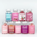 🧁 PACK 9 GUMMIES BEAUTY – SKIN, HAIR & GLOW
✨ Routine complète Beauté & Éclat – 9 en 1
Prix : 150€
📦 Contenu : 9 flacons – 60 gummies chacun
💎 Édition Premium – Cure complète