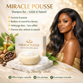 MIRACLE POUSSE
Shampoo Bar – Solide & Naturel
By Beauty Units
✨ Le rituel capillaire africain réinventé en version solide, naturelle et efficace