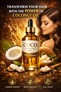 COCO Hair Oil – Huile de Coco Capillaire 100% Natural | By Beauty Units

 🥥 Nourrit. Repair. Fait briller.
 L'huile de coco capillary incontournable pour des cheveux plus