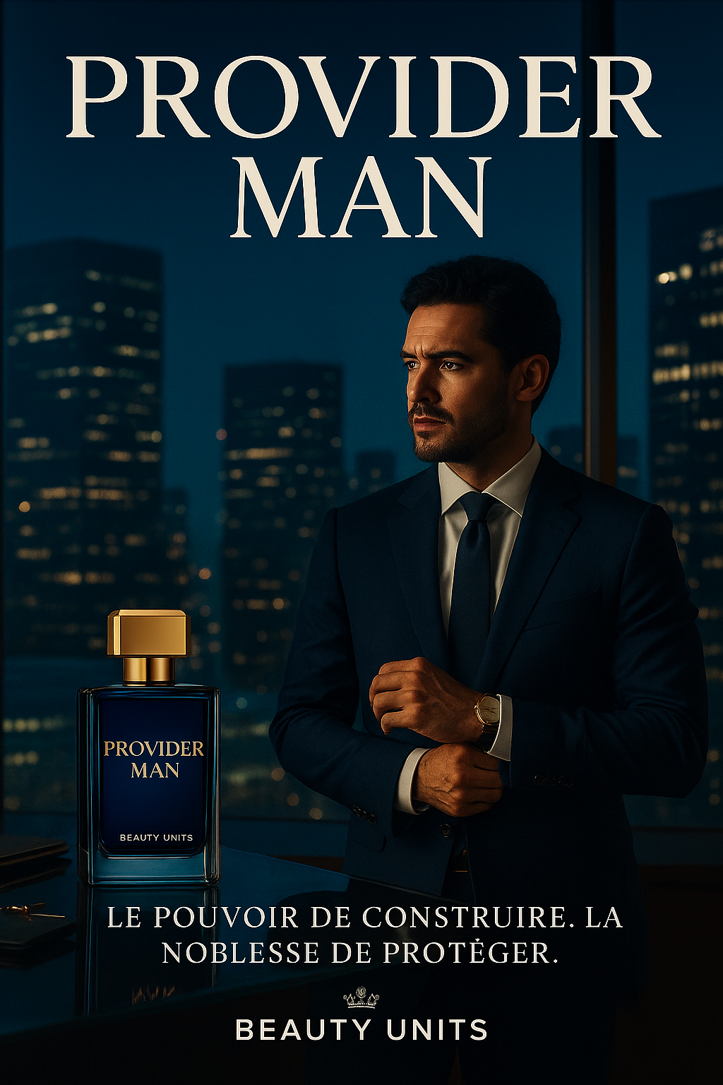 PROVIDER MAN
Le succès n’est pas une chance. C’est un instinct.
By BEAUTY UNITS