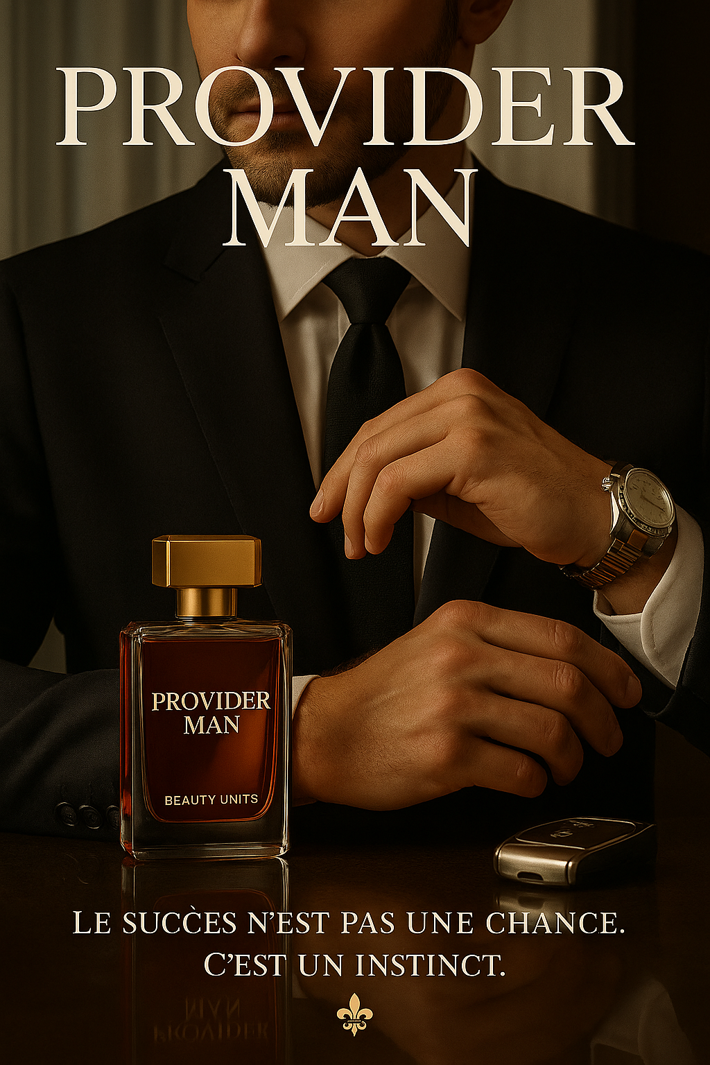 PROVIDER MAN
Le succès n’est pas une chance. C’est un instinct.
By BEAUTY UNITS