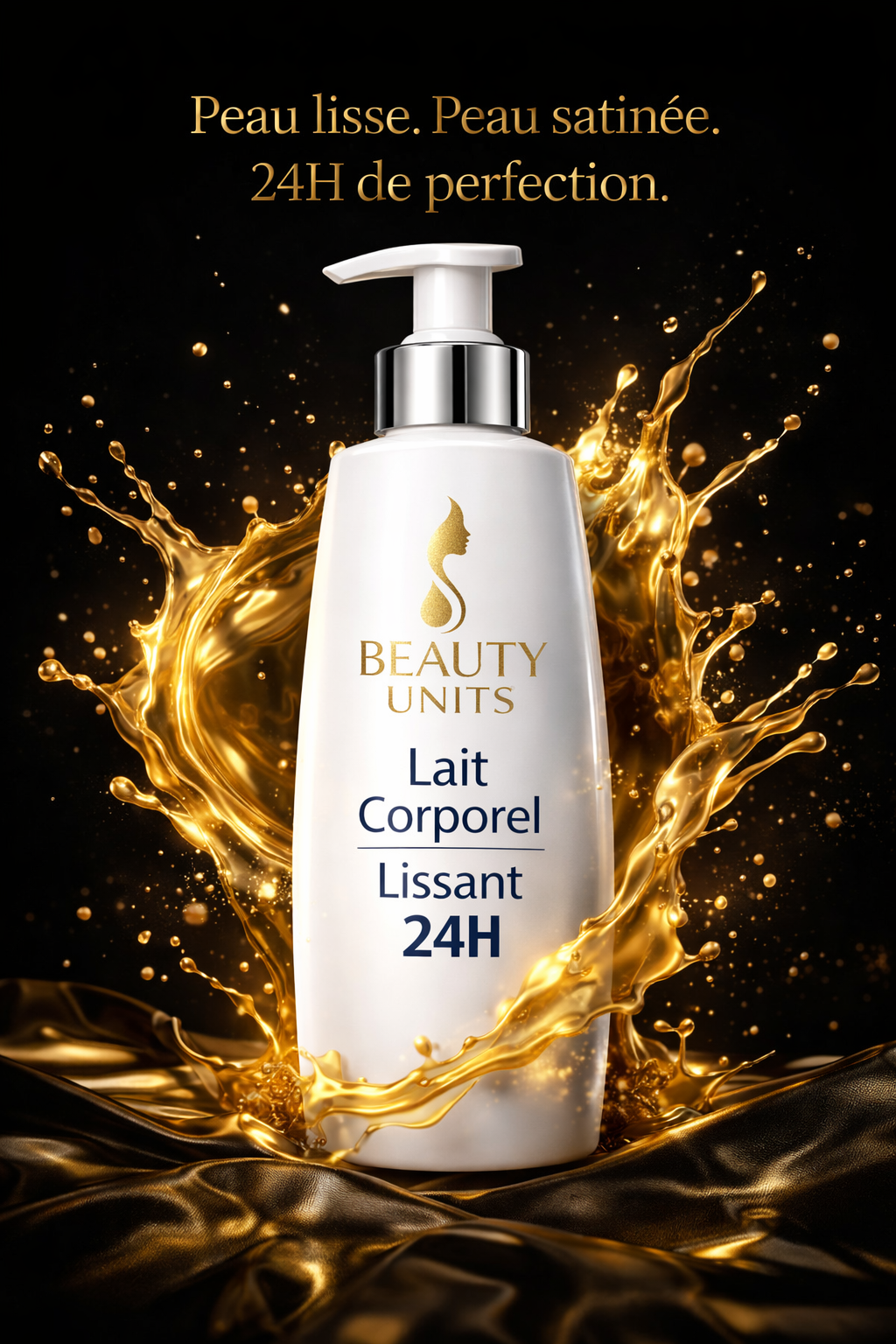 Lait Corporel Lissant 24H
Peau lisse • Hydratation longue durée
By Beauty Units
✨ 
💎 Une peau visiblement plus lisse et lumineuse pendant 24H.
Le Lait Corporel Lissant 24H hydrate intensément, l