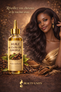 🖤 Huile de Clou de Girofle – Huile Tonifiante Capillaire
Réveillez vos cheveux à la racine
By Beauty Units